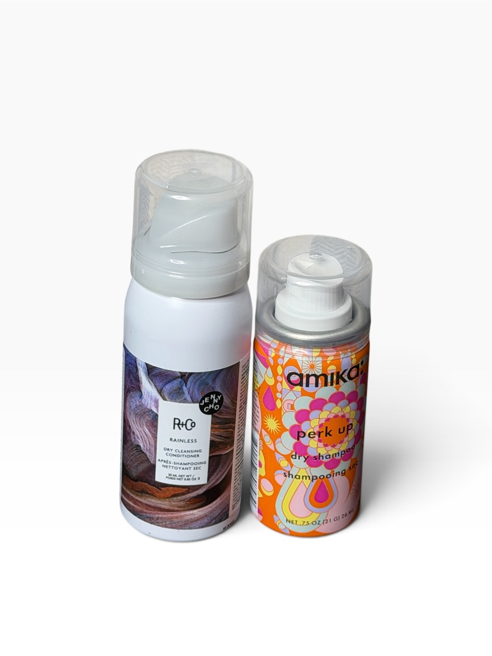 Amika Perk Up Dry Shampoo for Kids — White & Multicolor Duo